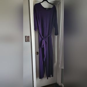 Purple Jumpsuit Lane Bryant Sz 22-24